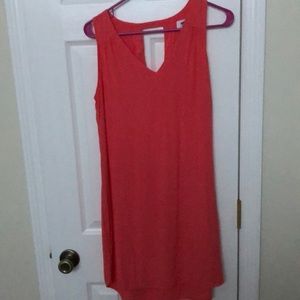 Old Navy sleeveless v-neck shift dress Large TALL